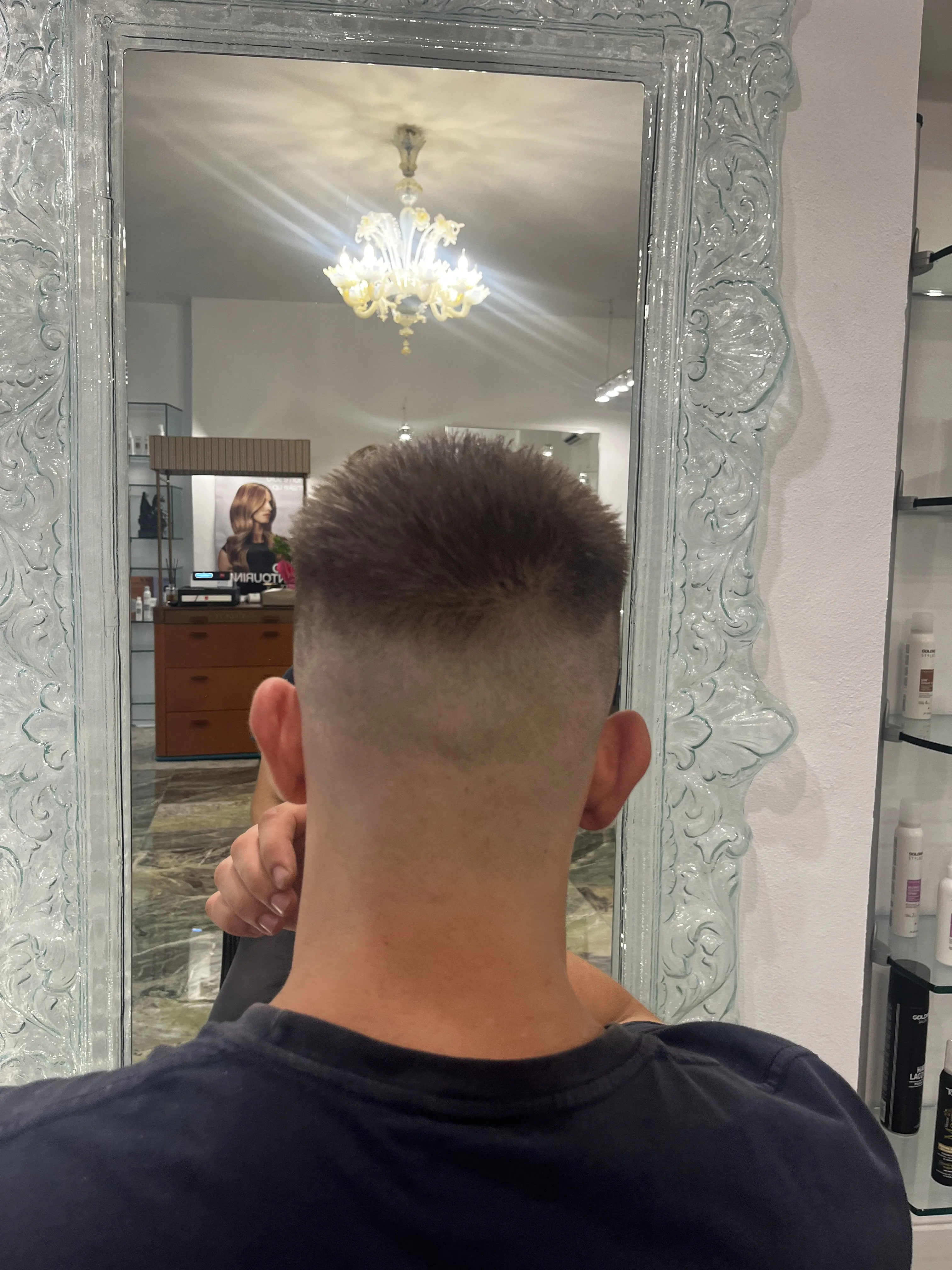 Taglio uomo, nuca sfumata